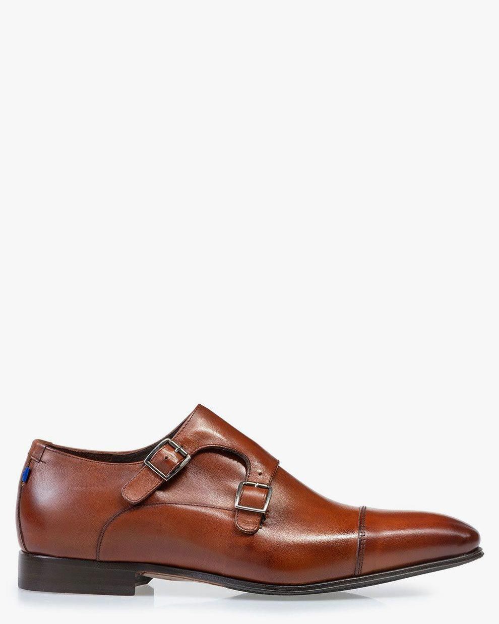Veterschoen heren Sella 02.04 Cognac Floris van Bommel Belgie