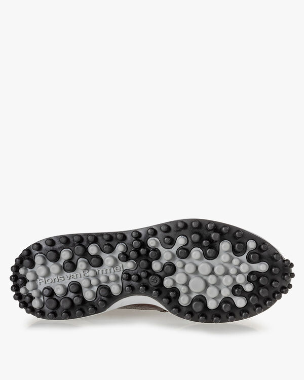 Noppi leather dark brown