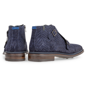 Boot met gespsluiting blauw