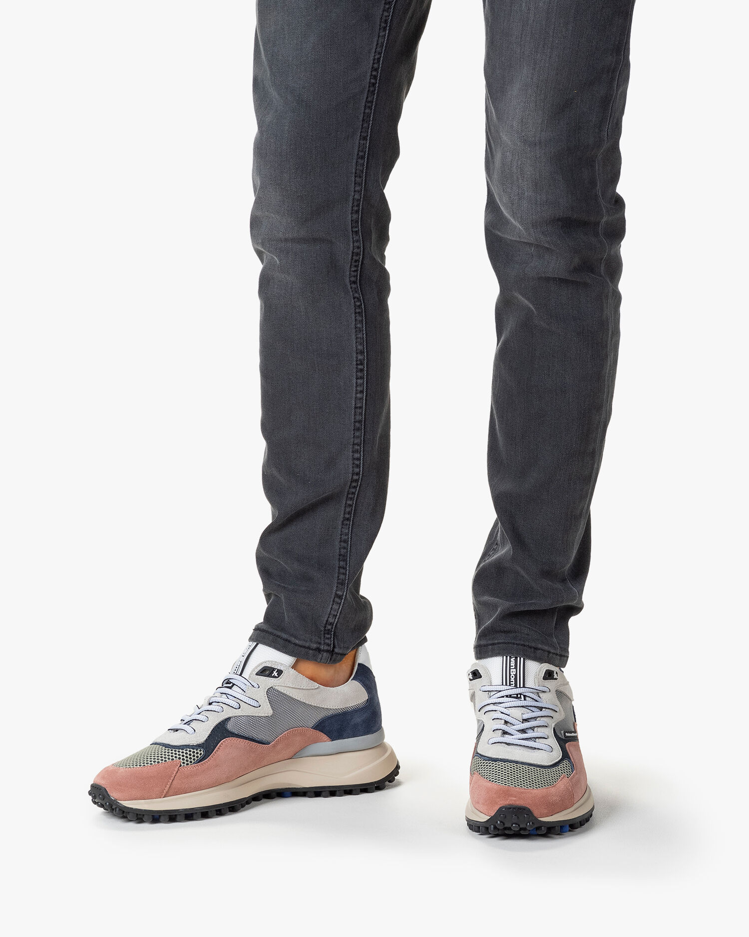 Sneaker suède lichtgrijs SFM-10082-32-02 | Floris van Bommel Official®