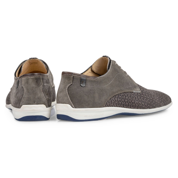 Veterschoen nubuck taupe
