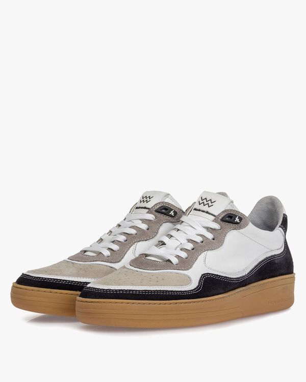 Sneaker suede leather black