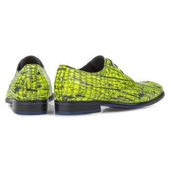 Veterschoen lakleer geel