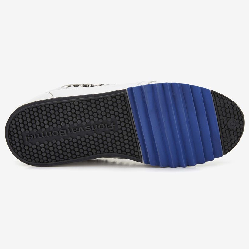 Floris van Bommel witte leren dames sneaker