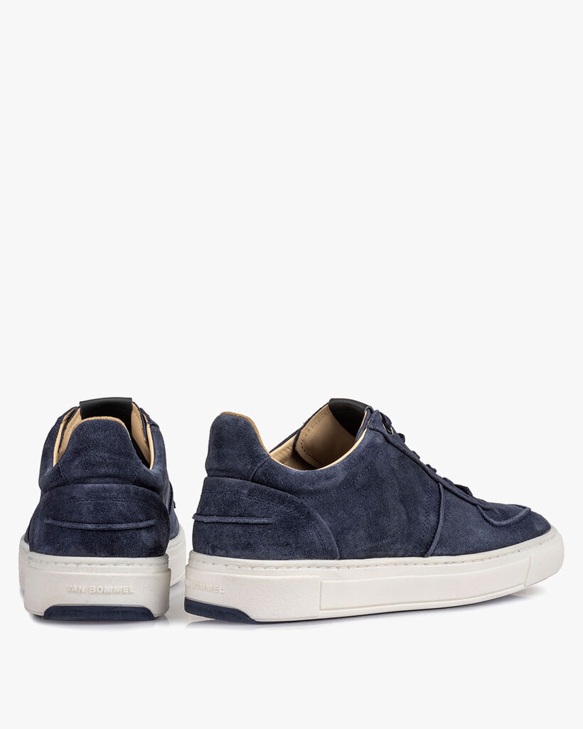 Sneaker suede leather blue