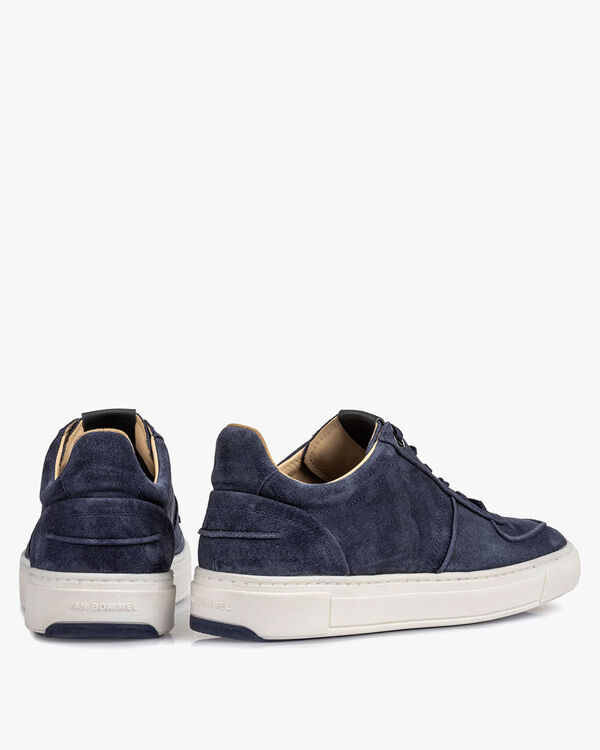 Sneaker suede leather blue