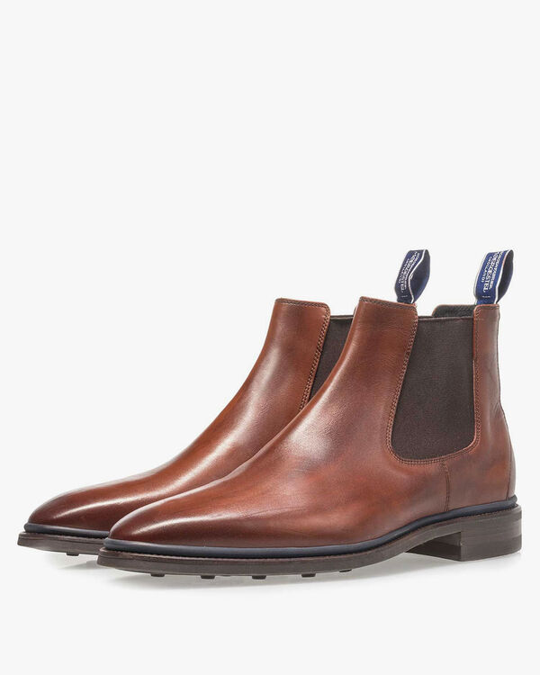 Chelsea boot kalfsleer cognac