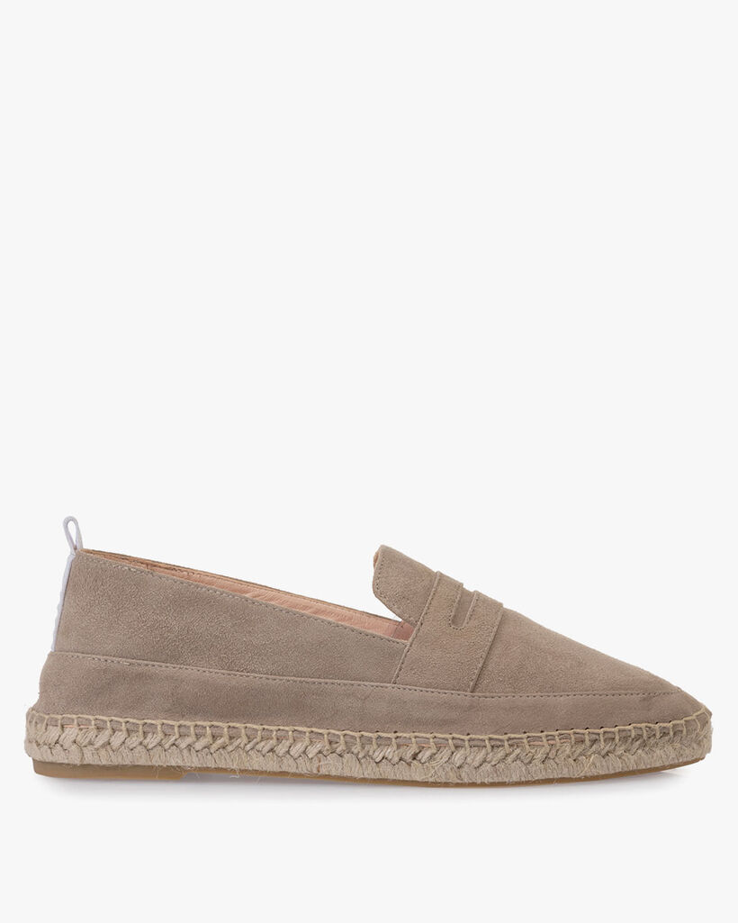 Espadrille su&egrave;de zand