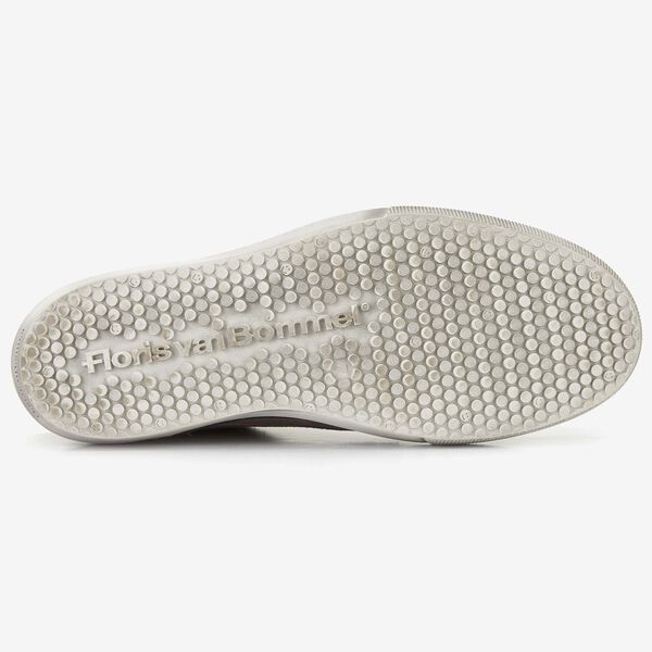 Floris van Bommel taupe suède heren sneaker