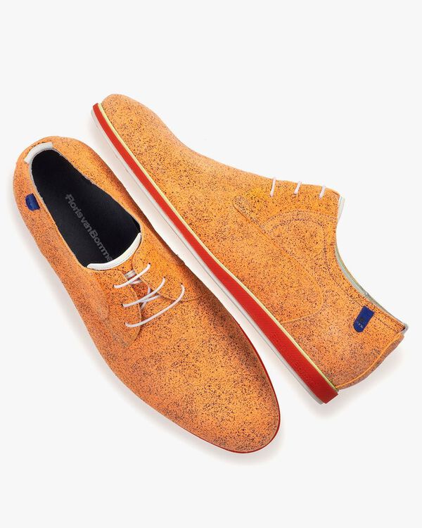 Veterschoen su&egrave;de oranje