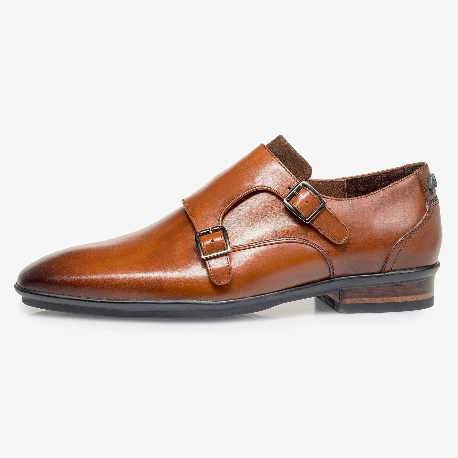 Cognac double hotsell monk strap