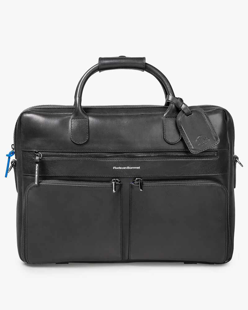 Office bag leather black