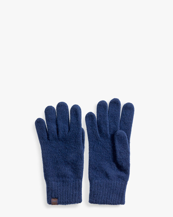 Handschoenen wol blauw