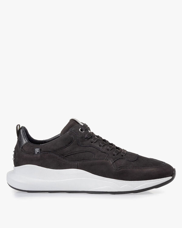 Bulki sneaker zwart nubuck