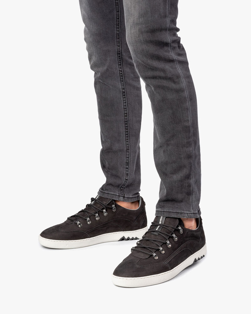 Sneaker nubuck zwart