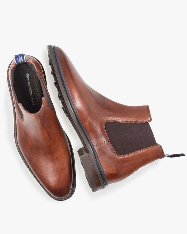 Chelsea boot kalfsleer cognac