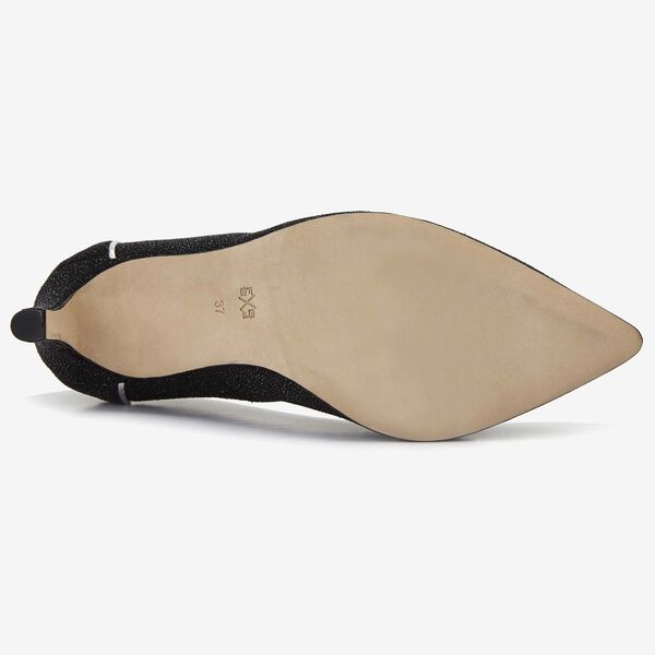 Floris van Bommel zwarte sparkle damespump