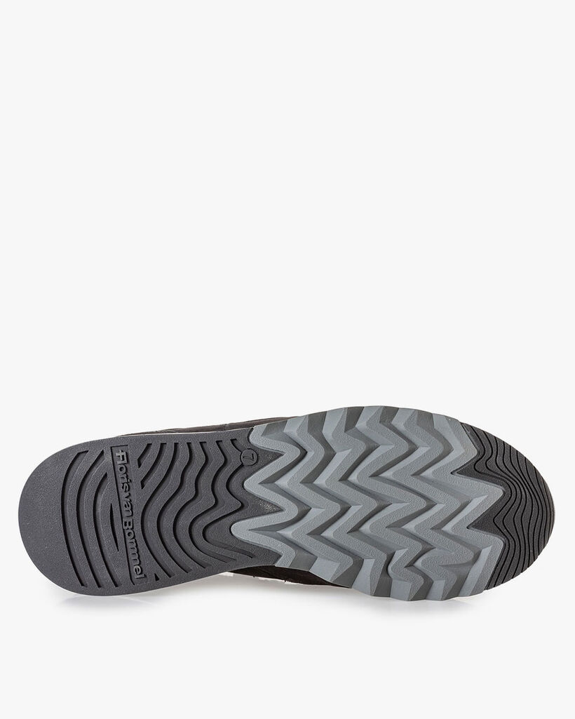 Sneaker zwart nubuck