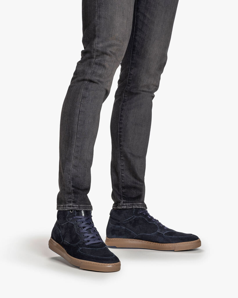Sneaker suede dark blue