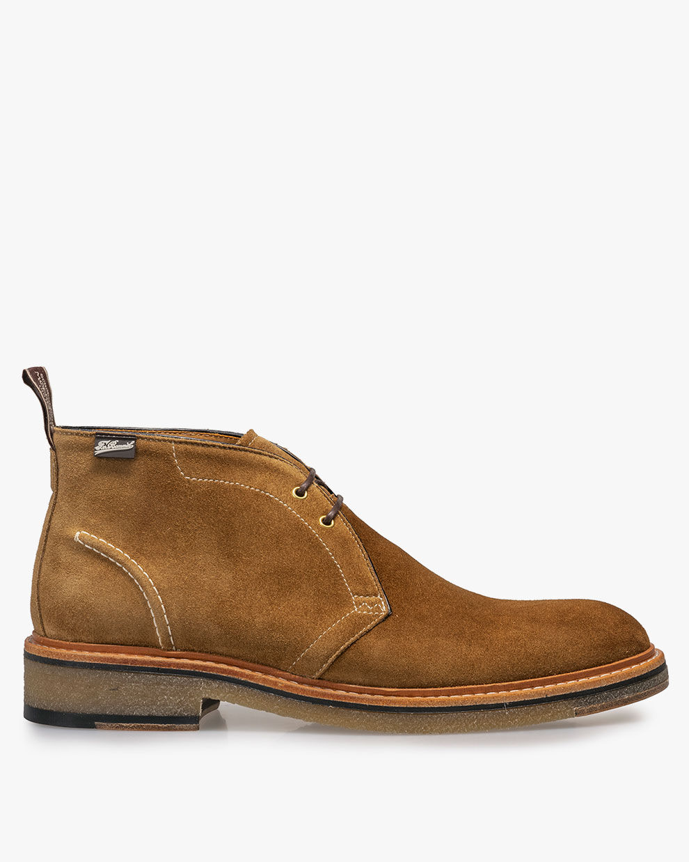 Men s boots De Tanker 01.03 Light brown Floris van Bommel Belgium