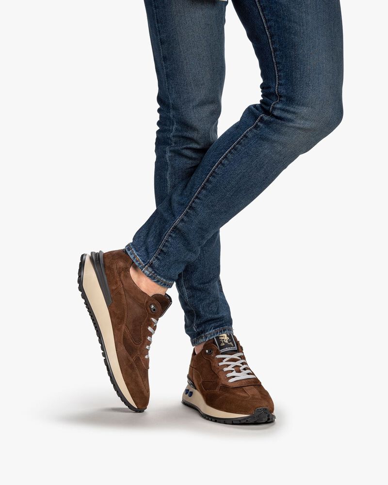 Vinti sneaker suede cognac