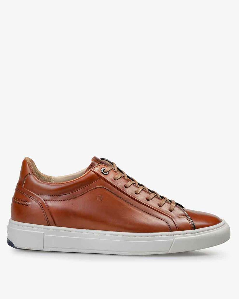 Sneaker kalfsleer cognac