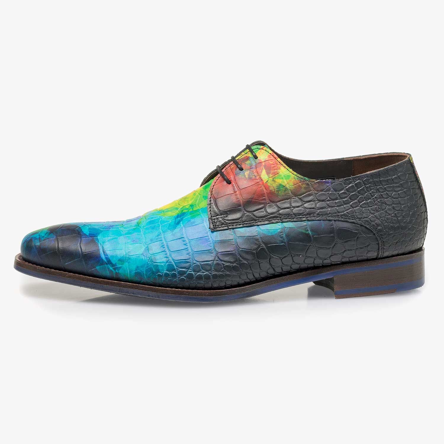 Multi-colored calf leather lace shoe 18102/00 | Floris van Bommel®