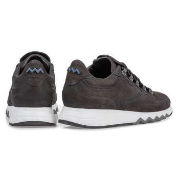 Sneaker zwart nubuck