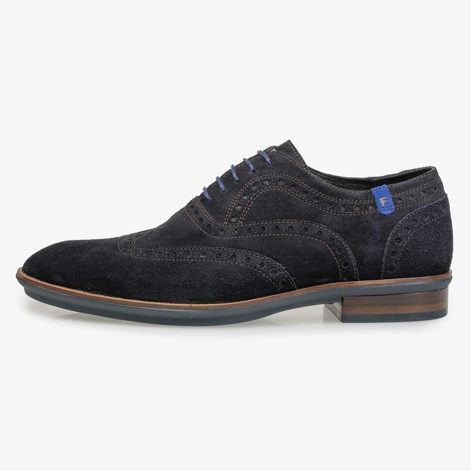 Suede veterschoen sales