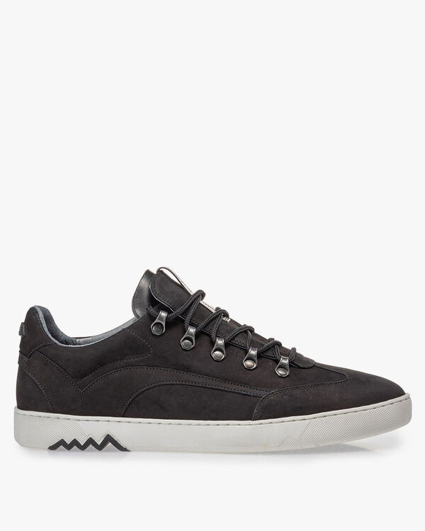 Sneaker nubuck zwart