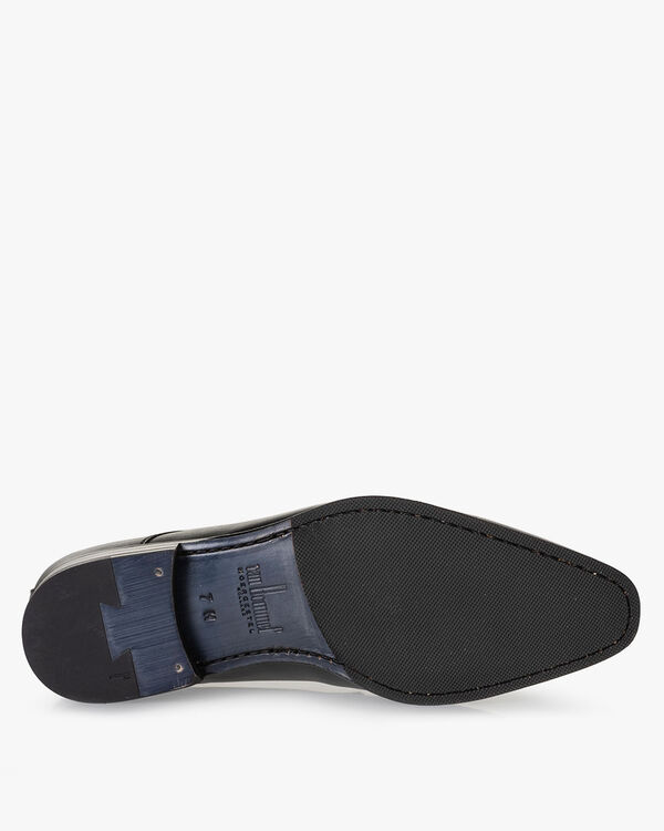 Veterboot kalfsleer zwart