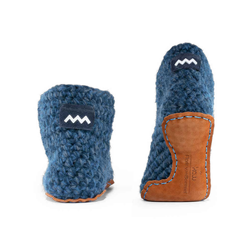 Kingdom of Wow home slippers blue