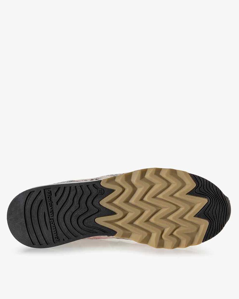 Nineti geprint leer roze