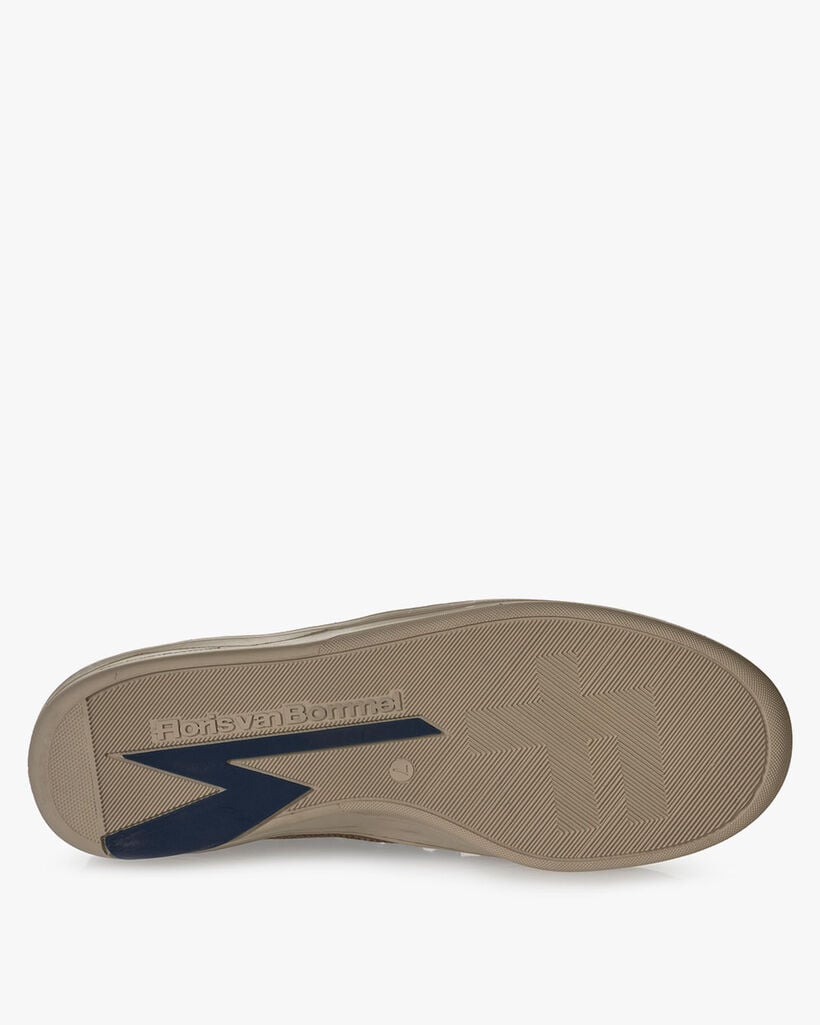 Sneaker su&egrave;de beige