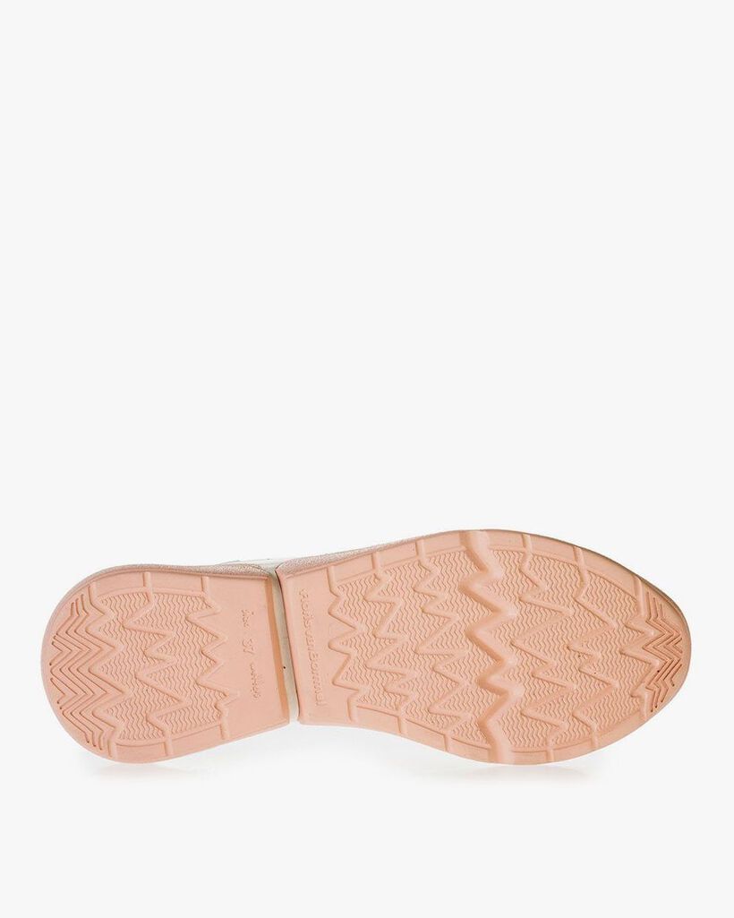 Multi-color leren sneaker