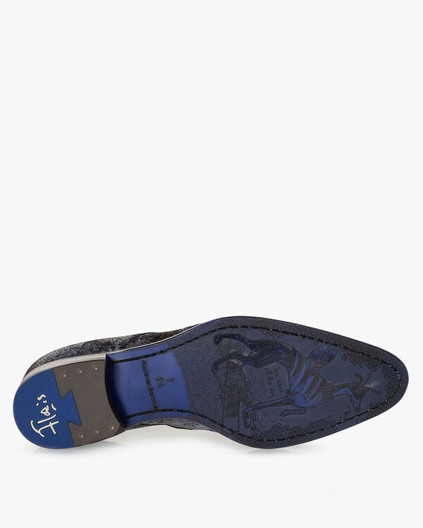 Veterschoen su&egrave;de donkerrood