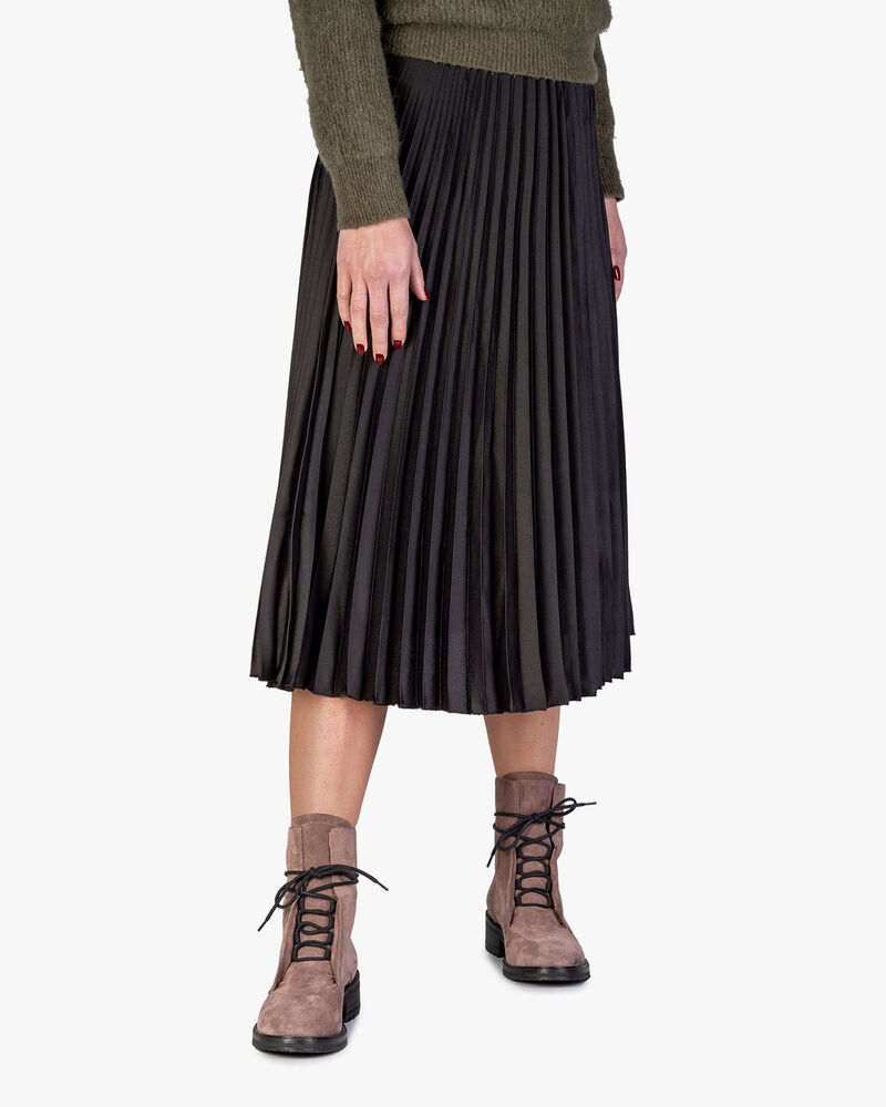 Veterboot su&egrave;de donkerroze