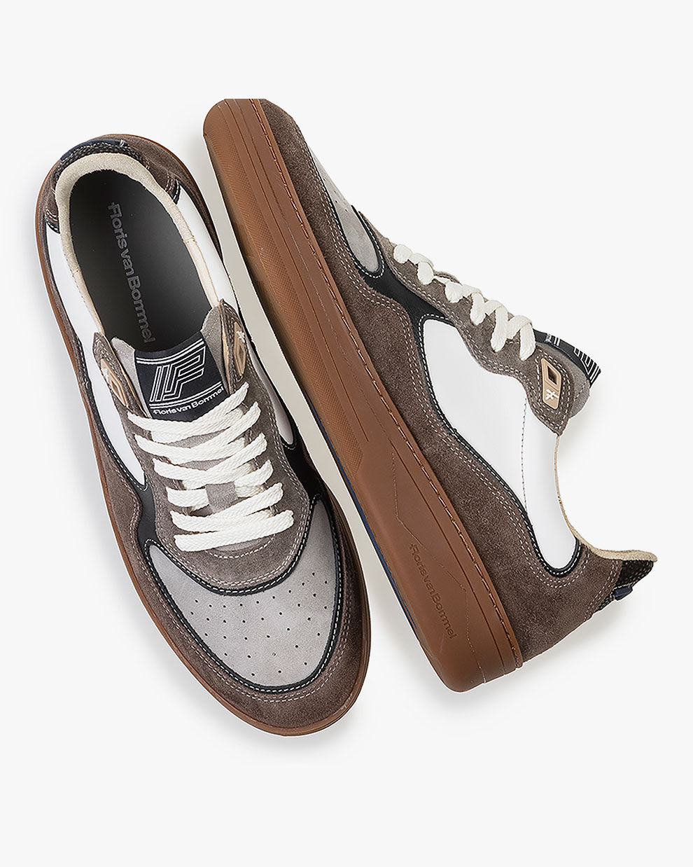 Gele floris van bommel sneakers clearance