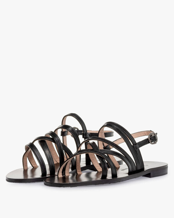 Sandaal kalfsleer zwart