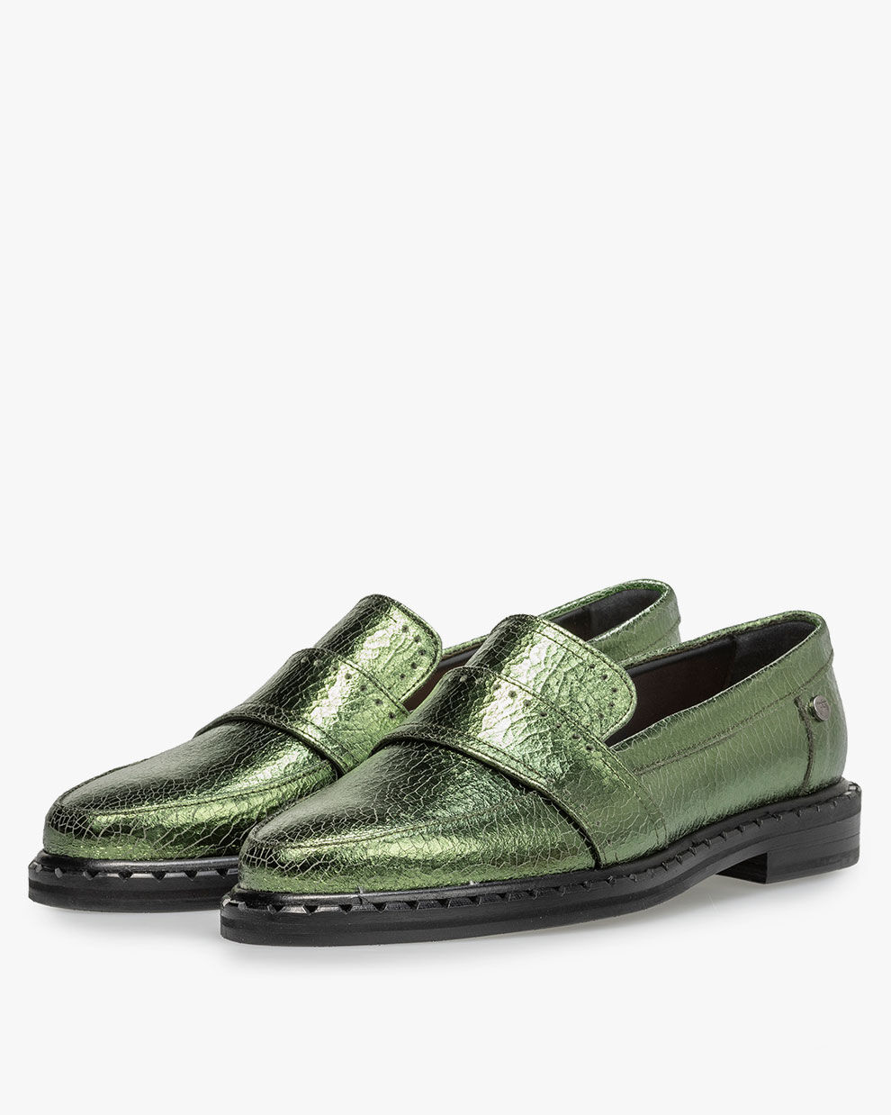 Dames loafer groen Clai 01.00 | Floris van Bommel Women®