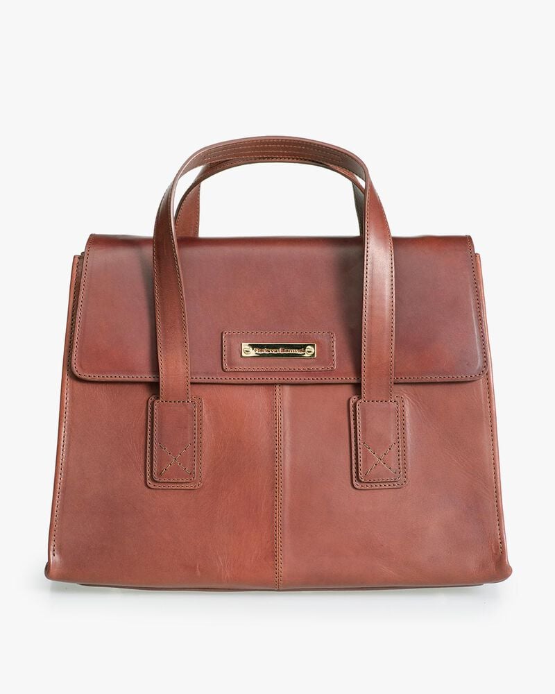 Bruine leren business bag
