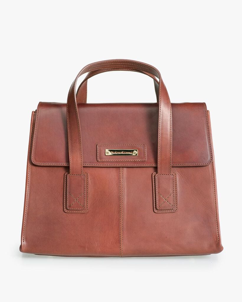 Bruine leren business bag