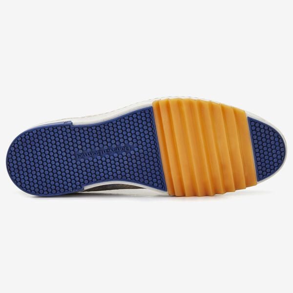 Floris van Bommel blue snake print men's sneaker boot