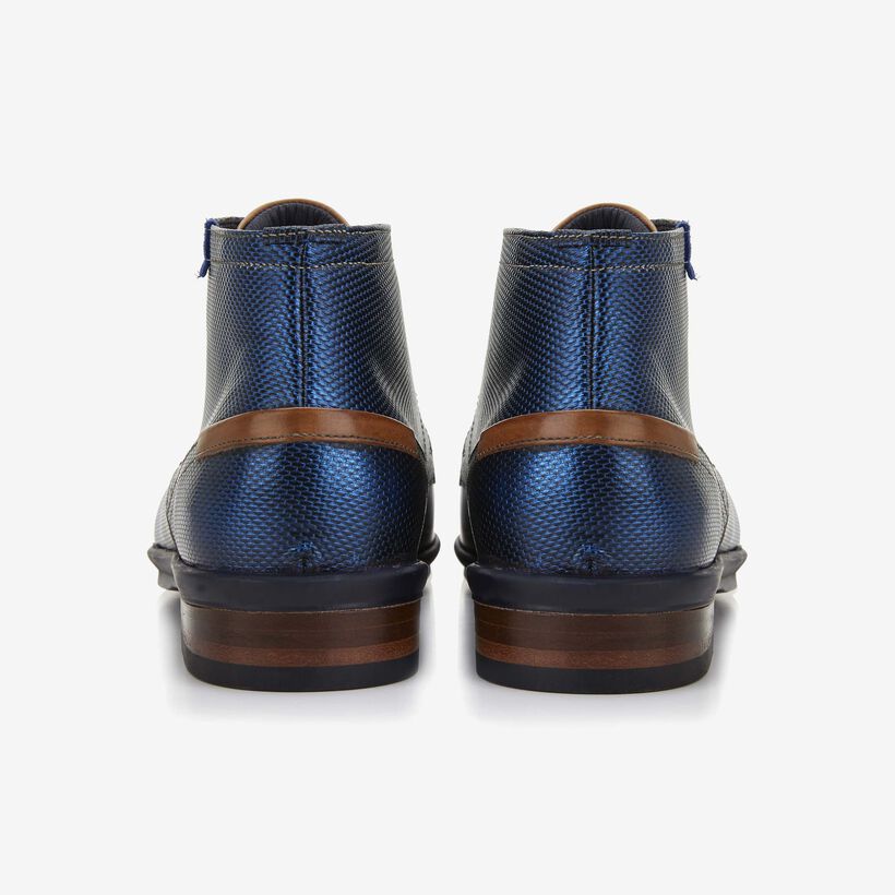 Floris van Bommel diamond blue leren heren veterboot