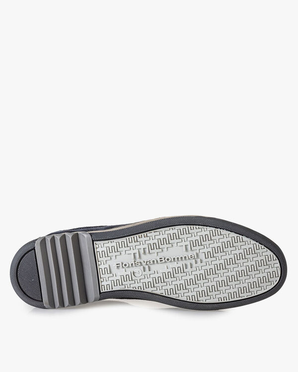 Sneaker donkerblauw su&egrave;de