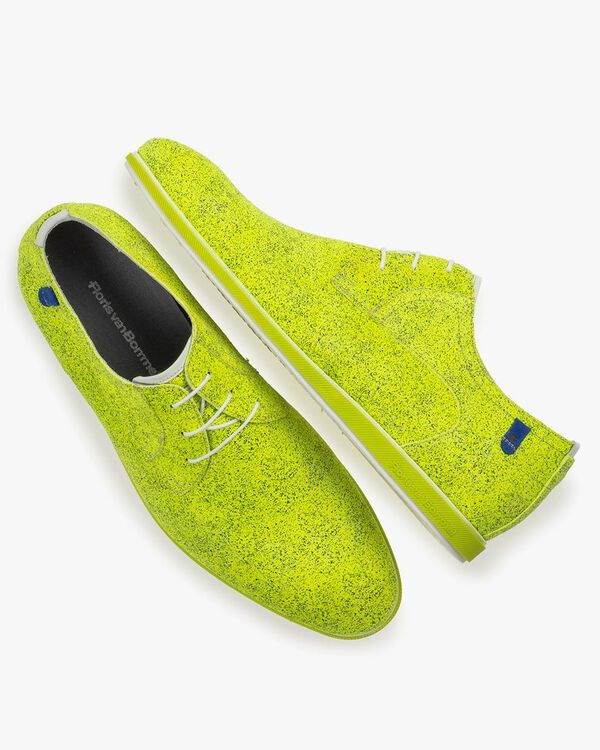 Veterschoen su&egrave;de geel