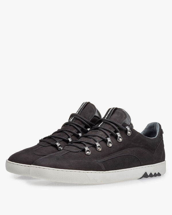 Sneaker nubuck zwart