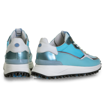 Noppi nappa leather blue