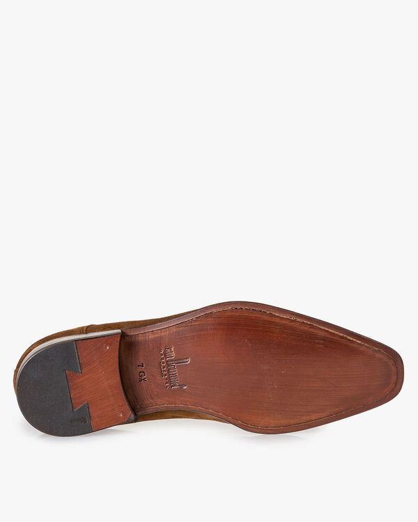 Middenbruine kalfssu&egrave;de veterschoen