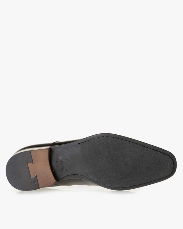 Zwarte kalfsleren veterschoen